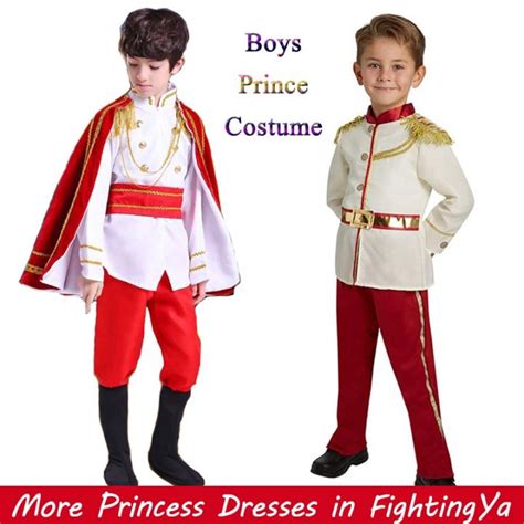 Halloween Prince Costume for boys Cosplay Halloween Costume for Kids ...