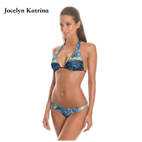 Jocelyn Katrina Sexy Bikini Swimwear Women Swimsuit New Halter