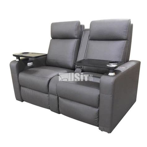 Poltrona De Cinema Em Couro UV 837A Usit Seating Home Cinema Da