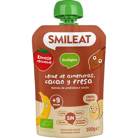 Leche de almendras cacao y fresa ecológico sin gluten sin leche desde