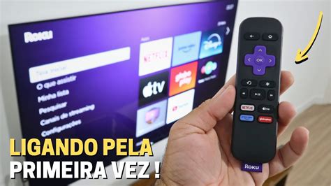 Ligando Pela Primeira Vez ROKU EXPRESS TRANSFORME SUA TV EM SMART TV