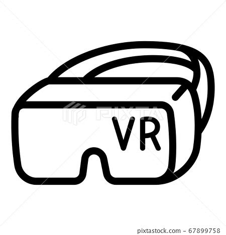 Vr headset icon outline style 插圖素材 67899758 PIXTA圖庫