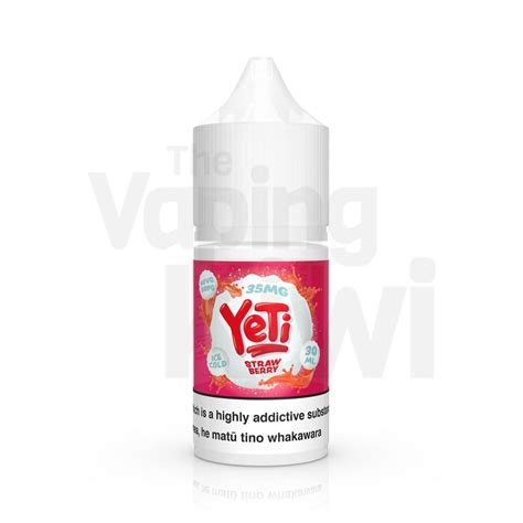 Strawberry Nic Salts By Yeti The Vaping Kiwi