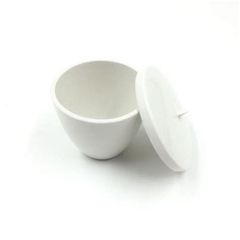 Laboratory Use 5ml Ceramic Crucible Porcelain Crucible With Cover