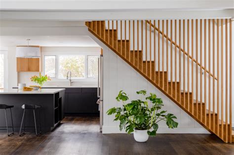 Woodstock Mid Century Remodel Midcentury Staircase New York By