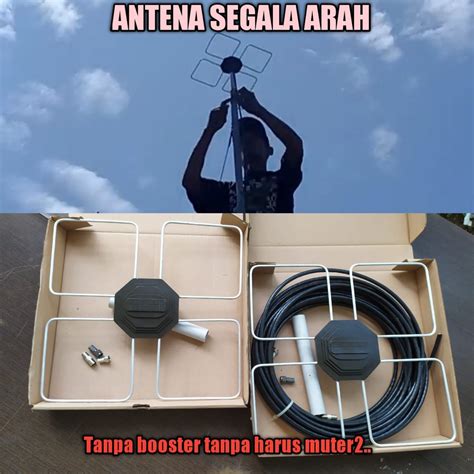 Jual Antena Tv Digital Segala Arah Terbaik Jenis Biquad Tanpa Booster