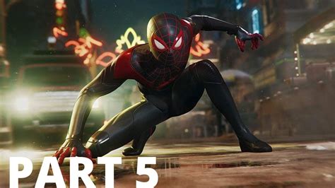 Spider Man Miles Morales Ps5 Walkthrough Gameplay Part 5 Phin