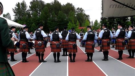 Sfu Pipe Band Msr Drums Coquitlam Highland Games Youtube