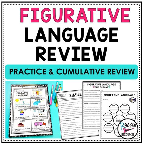 Figurative Language Practice And Figurative Language Cumulative Review Artofit