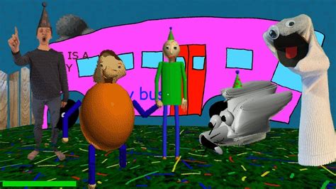 Baldis Birthday Camping Trip Baldi Basics Field Trip Mod Youtube