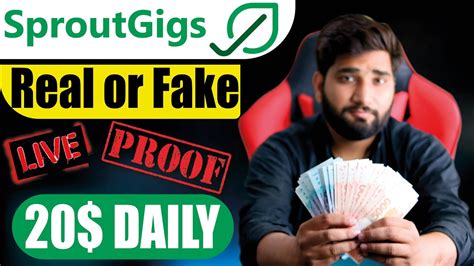 Sproutgigs Real Or Fake Earn Money Online Through Sproutgigs