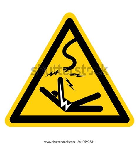 Electrical Hazard Symbol Sign Vector Illustration Stock Vector (Royalty ...