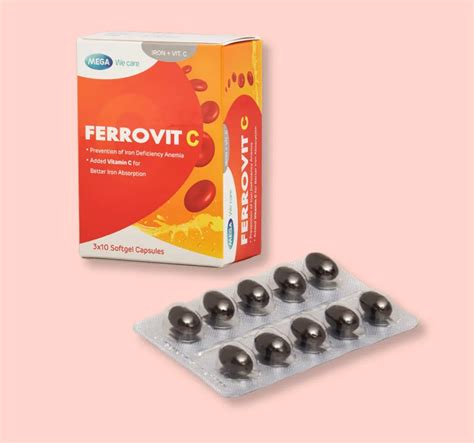 Ferrovit C Iron And Vitamin Anaemia Treatment For Women Megawecare