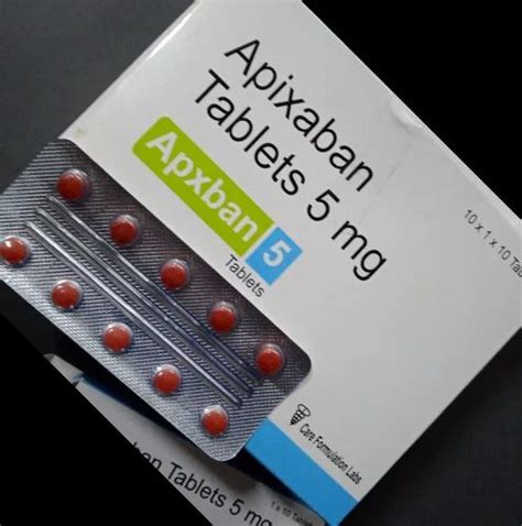 Apixaban Mg And Mg Tablets At Rs Box Eliquis In Surat Id