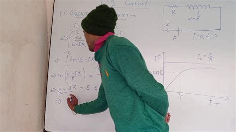 Electromagnetic Induction 20 Growth Of Current In L R Circuit For Neet Iit Jee By Mukesh Kumar