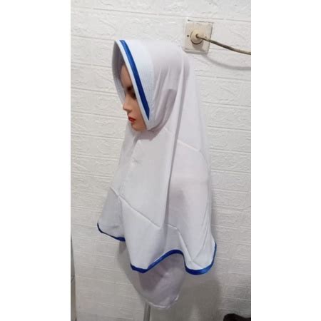 Jual Jilbab Kerudung Bidan Perawat Simple Pet Wolfis List Topi Shopee