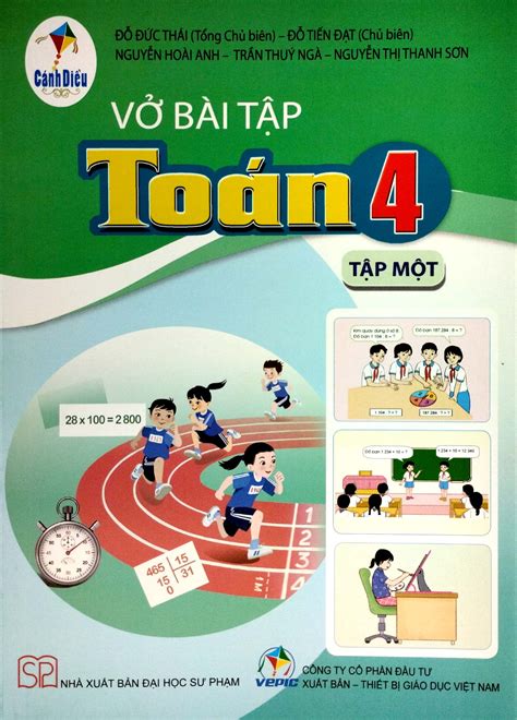 Sách Vở Bài Tập Toán 4 Tập 1 Cánh Diều Chuẩn FAHASA