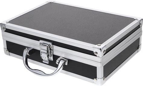 Supvox Suitcase Tool Chest Metal Case Locking Briefcase Hard Briefcases