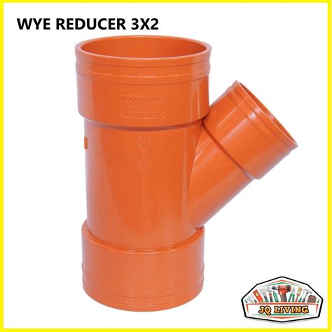 PVC Orange Wye Reducer 4x2 2x3 4x3 Per Pc PVC Pipe Sanitary Orange