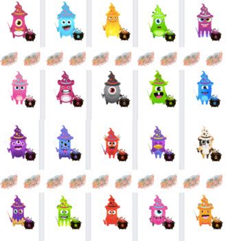 Class Dojo Monster Set Wizards And Witches By MnMTeach TPT