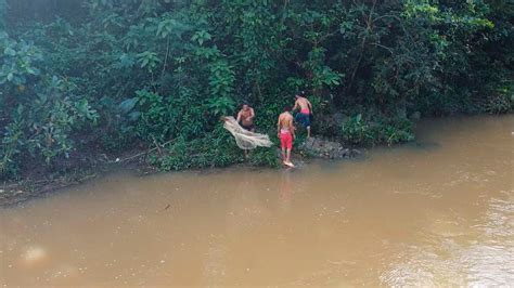 Pesca con atarraya en el rió sucio en peralvillo Yamasa pesca y buceo