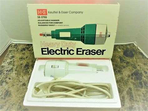 Electric Eraser Ke Keuffel And Esser 58 0769 Drafting Engineers Tool