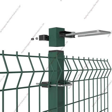 Factory Hot DIP Galvanized D Wire Mesh Fence PVC Coated D Fence Panel Plastic Coated D Curved