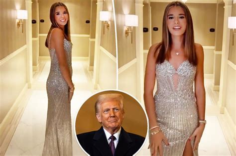 Kai Trump Shines In Sherri Hill For Donald Trump S Inaugural Ball NY