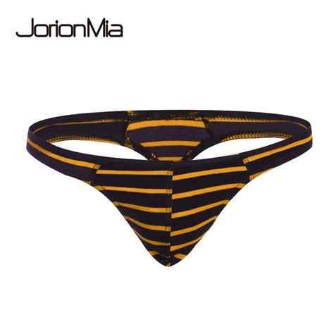Tanga Er Tico Con Estampado A Rayas Para Hombre Suspensorio Sexy Con Bolsa Para Pene Bikini
