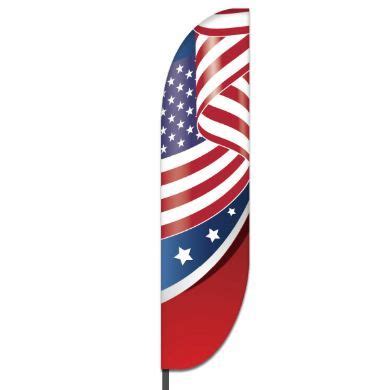 American Feather Flags - American Feather Flag Design 04 | Lush Banners ...