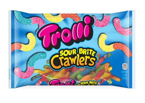 Trolli Sour Brite Crawlers Gummy Candy 14 Oz