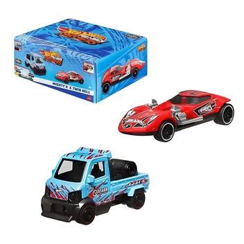 Hot Wheels Pull Back Speeders Mighty K Twin Mill Mattel Carrinho De Brinquedo Magazine Luiza