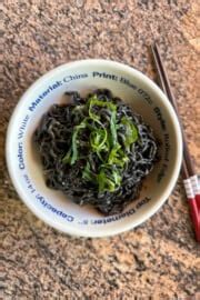 Black Sesame Noodles Onolicious Hawai I