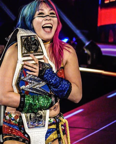 WWE PHOTO ASUKA WITH NXT WOMENS TITLE BELT OFFICIAL WRESTLING 8x10 ...