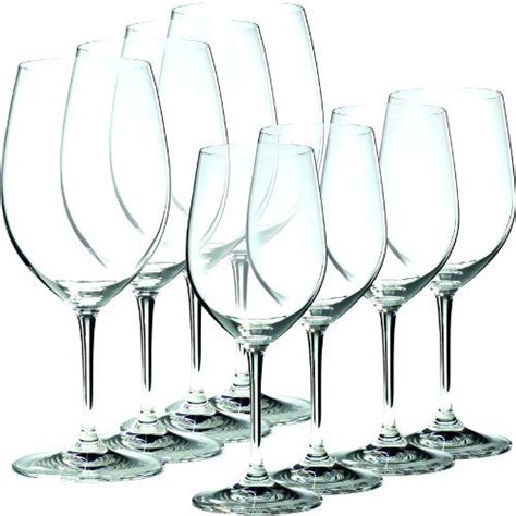 Riedel Vinum Set Of 6 Plus 2 Bonus Glasses 4 Bordeaux And 4 Chablis Shopswell Bordeaux Wine