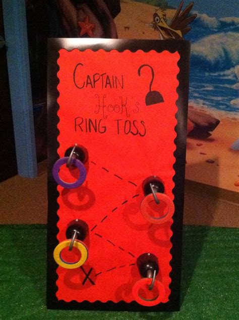 Pixies And Pirates Party Captain Hook Ring Toss Pirate Party Ring