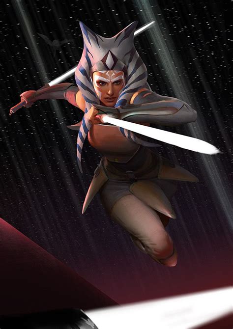 Artstation Ahsoka Tano Darren Tan Star Wars Ahsoka Star Wars