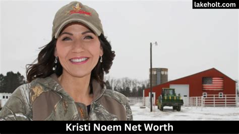 Governor Of South Dakota Kristi Noem Net Worth Early Life Bio And Her