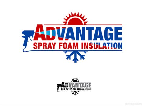 Logo for a spray foam contractor. By SprayFoam