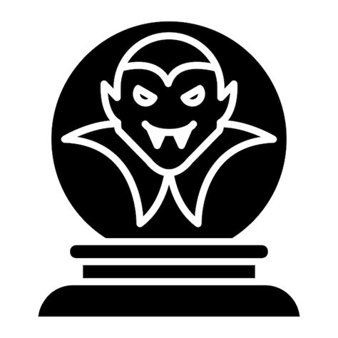 Premium Vector Ectoplasm Glyph Solid Black Illustration