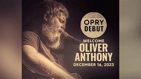 Oliver Anthony To Make Grand Ole Opry Debut Get Tickets