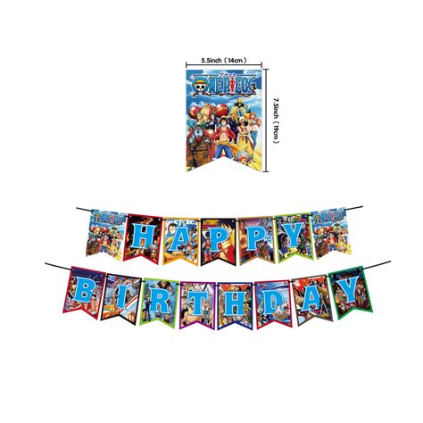 Pcs One Piece Birthday Party Supplies One Piece Birthday Party