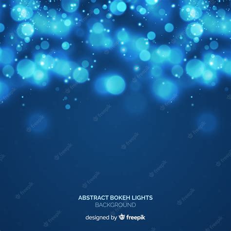 Fondo Abstracto De Luces Borrosas Vector Premium