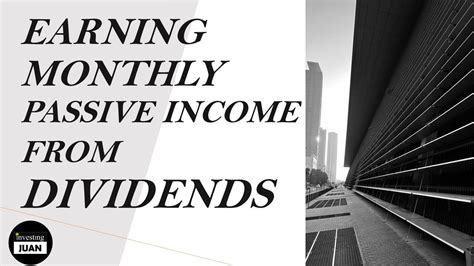 Monthly Passive Income From Dividends Philippine Stock Market Youtube