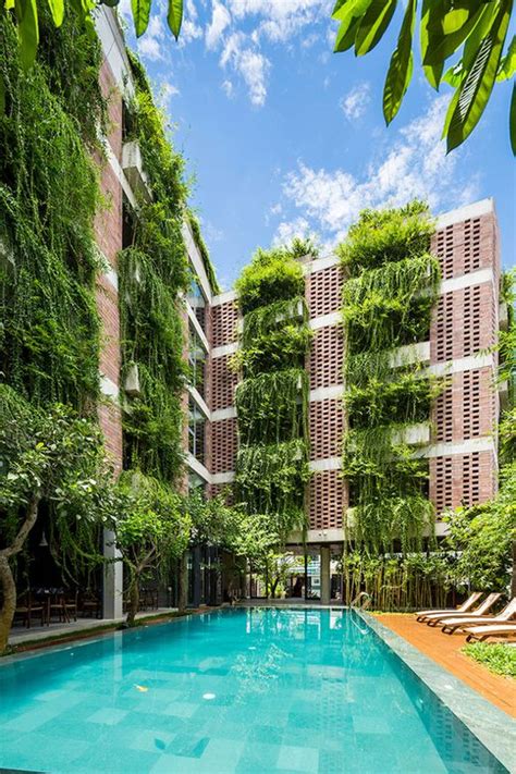 Vietnamese hotel features balconies overflowing with greenery - Curbed