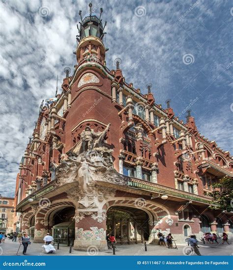 Palau De La Musica Catalana Fotografía Editorial Imagen De Edificio