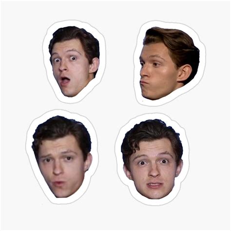 Free Download Tom Holland Funny Reactions Poster Hd Phone Wallpaper