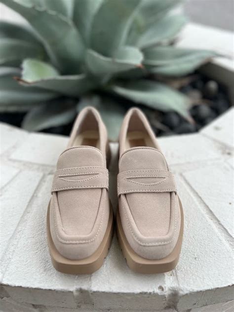 Dolce Vita Elias Suede Flat In Dune Cotton Island Women S Clothing