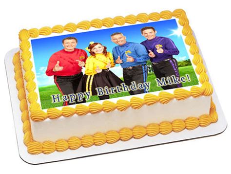 WIGGLES NEW Edible Birthday Cake Topper