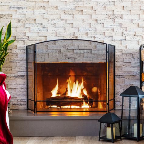 Traditional Spark Guard Fireplace Screen Fireplace Guide By Linda